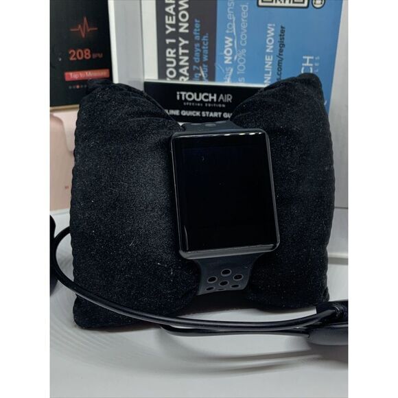 ITouch Special Edition Unisex Air Black Silicone Touchscreen Smart Watch QU33 - Picture 2 of 12